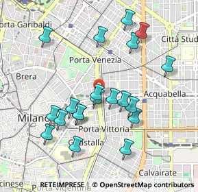 Mappa Piazza del Tricolore, 20129 Milano MI, Italia (0.947)