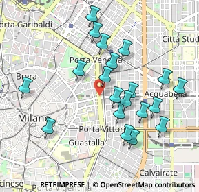 Mappa Piazza del Tricolore, 20129 Milano MI, Italia (0.931)