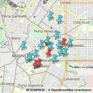 Mappa Piazza del Tricolore, 20129 Milano MI, Italia (0.8205)