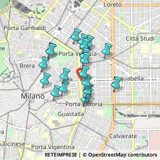 Mappa Piazza del Tricolore, 20129 Milano MI, Italia (0.712)