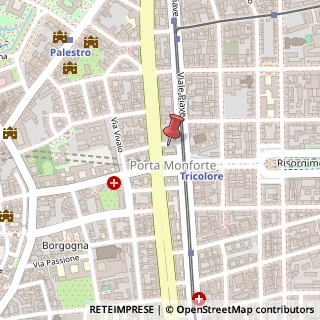 Mappa Piazza del Tricolore, 1, 20129 Milano, Milano (Lombardia)