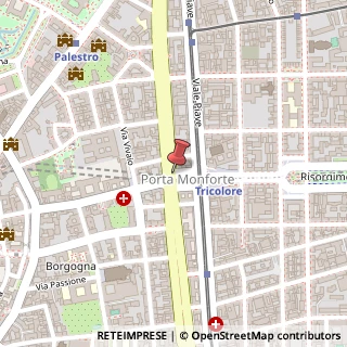 Mappa Piazza del Tricolore, 1, 20129 Milano, Milano (Lombardia)