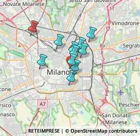 Mappa Piazza del Tricolore, 20129 Milano MI, Italia (2.13909)