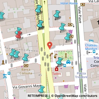Mappa Piazza del Tricolore, 20129 Milano MI, Italia (0.0895)