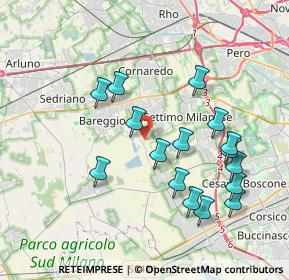 Mappa Servizio a domicilio, 20100 Milano MI, Italia (3.81375)