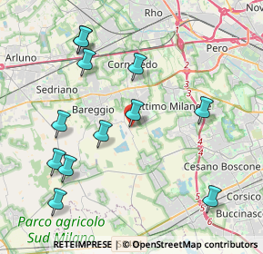 Mappa Servizio a domicilio, 20100 Milano MI, Italia (4.425)