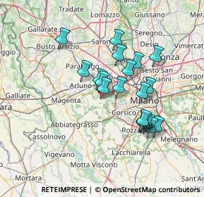 Mappa Servizio a domicilio, 20100 Milano MI, Italia (11.97316)