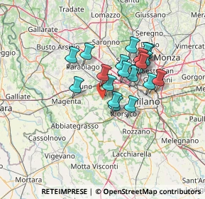 Mappa Servizio a domicilio, 20100 Milano MI, Italia (10.651)