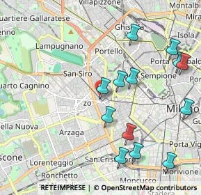 Mappa Via Federico Faruffini, 20149 Milano MI, Italia (2.27231)