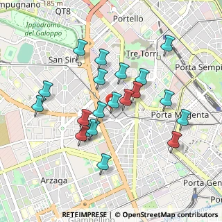 Mappa Via Federico Faruffini, 20149 Milano MI, Italia (0.862)