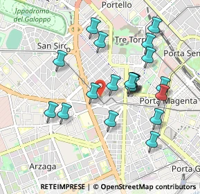Mappa Via Federico Faruffini, 20149 Milano MI, Italia (0.8795)
