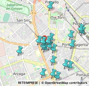 Mappa Via Federico Faruffini, 20149 Milano MI, Italia (0.9815)