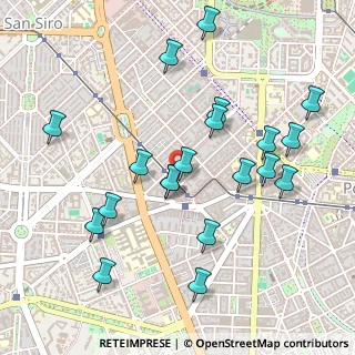 Mappa Via Federico Faruffini, 20149 Milano MI, Italia (0.52)