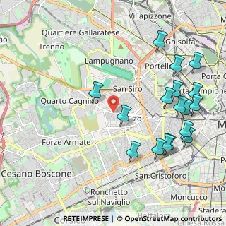 Mappa Piazza Melozzo da Forlì, 20147 Milano MI, Italia (2.40941)