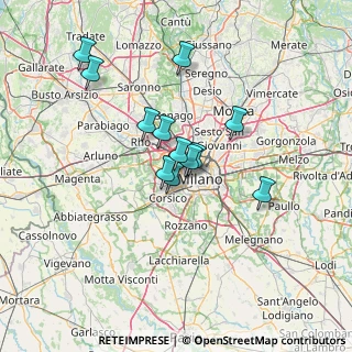 Mappa Piazza Melozzo da Forlì, 20147 Milano MI, Italia (10.82917)