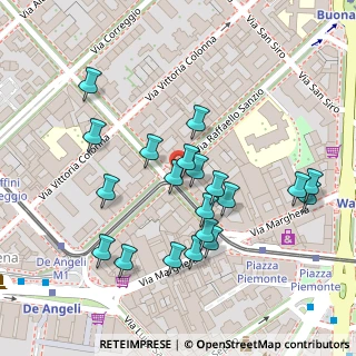 Mappa Via Ravizza Carlo, 20149 Milano MI, Italia (0.1165)