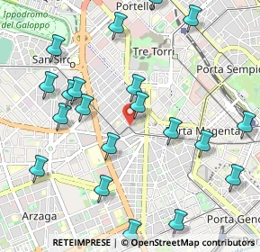 Mappa Via Ravizza Carlo, 20149 Milano MI, Italia (1.204)