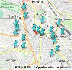Mappa Via Ravizza Carlo, 20149 Milano MI, Italia (0.9375)