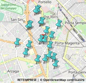 Mappa Via Ravizza Carlo, 20149 Milano MI, Italia (0.818)