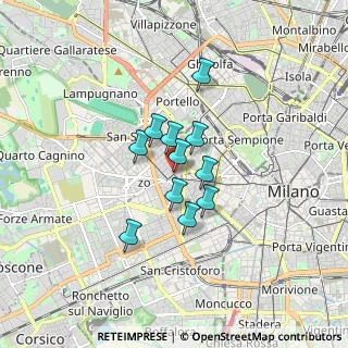 Mappa Via Ravizza Carlo, 20149 Milano MI, Italia (1.09636)