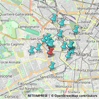 Mappa Via Ravizza Carlo, 20149 Milano MI, Italia (1.27526)