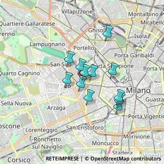 Mappa Via Ravizza Carlo, 20149 Milano MI, Italia (1.30083)