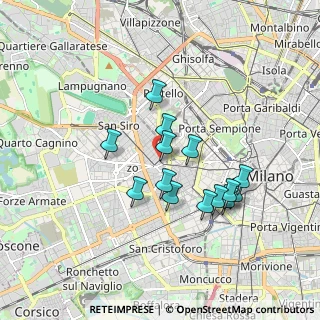 Mappa Via Ravizza Carlo, 20149 Milano MI, Italia (1.51071)