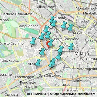 Mappa Via Ravizza Carlo, 20149 Milano MI, Italia (1.46688)