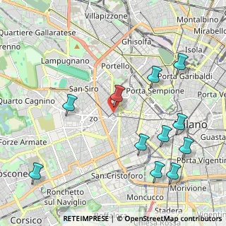 Mappa Via Raffaello Sanzio, 20149 Milano MI, Italia (2.46091)