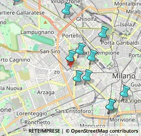 Mappa Via Ravizza Carlo, 20149 Milano MI, Italia (2.15727)