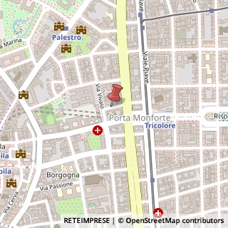 Mappa Via Giuseppe e Francesco Carlo Maggiolini, 2, 20122 Milano, Milano (Lombardia)