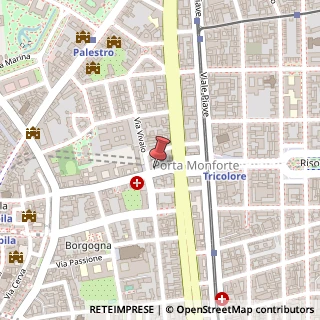 Mappa Corso Monforte, 39, 20121 Milano, Milano (Lombardia)
