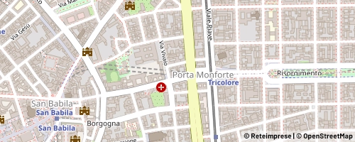 Mappa Milano