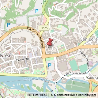 Mappa Via Monte Brogliero, 6, 10015 Ivrea, Torino (Piemonte)