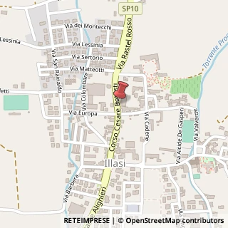 Mappa Via Restel Rosso, 6, 37031 Illasi, Verona (Veneto)