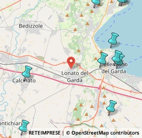 Mappa Via Guiseppe Zanardelli, 25017 Lonato del Garda BS, Italia (6.86643)