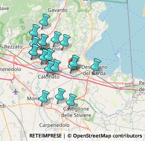 Mappa Via Guiseppe Zanardelli, 25017 Lonato del Garda BS, Italia (6.8795)