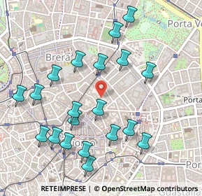 Mappa Piazza Belgioioso, 20121 Milano MI, Italia (0.5355)