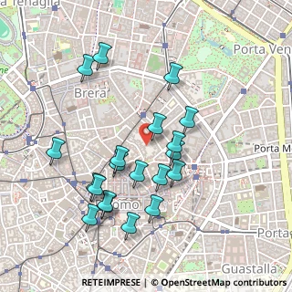 Mappa Piazza Belgioioso, 20121 Milano MI, Italia (0.4705)