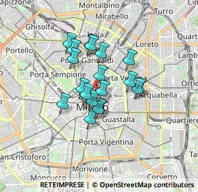 Mappa Piazza Belgioioso, 20121 Milano MI, Italia (1.1895)