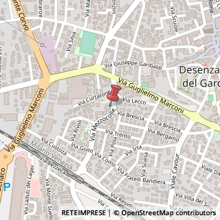 Mappa Via Mezzocolle, 6, 25015 Desenzano del Garda, Brescia (Lombardia)