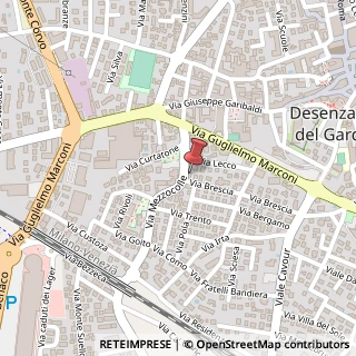 Mappa Via Mezzocolle, 13, 25015 Desenzano del Garda, Brescia (Lombardia)