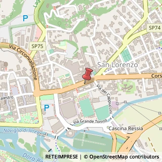 Mappa Corso Massimo D'Azeglio, 56, 10015 Ivrea, Torino (Piemonte)