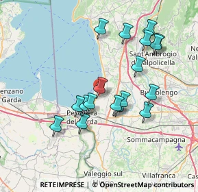 Mappa Via Mantovanella, 37017 Lazise VR, Italia (6.89667)