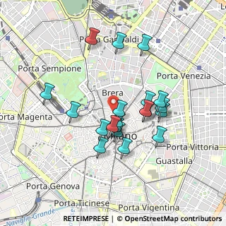 Mappa Piazzetta Cuccia Enrico, 20121 Milano MI, Italia (0.786)