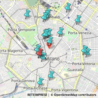 Mappa Porta Giordano Dell'amore, 20121 Milano MI, Italia (1.0185)