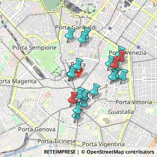 Mappa Piazzetta Cuccia Enrico, 20121 Milano MI, Italia (0.8345)