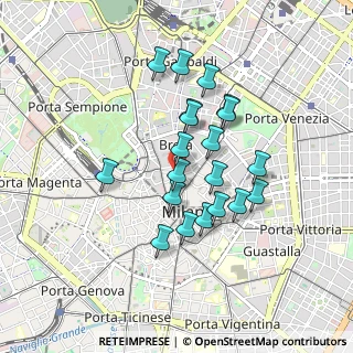 Mappa Piazzetta Cuccia Enrico, 20121 Milano MI, Italia (0.7405)