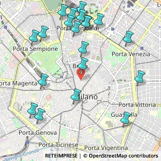 Mappa Porta Giordano Dell'amore, 20121 Milano MI, Italia (1.333)