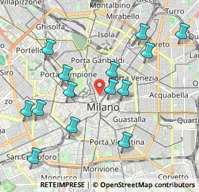 Mappa Porta Giordano Dell'amore, 20121 Milano MI, Italia (2.20933)